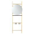 Medhurst Hall And Entry Organizer Gold Iron