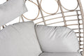 Lux Basket Chair White White Steel
