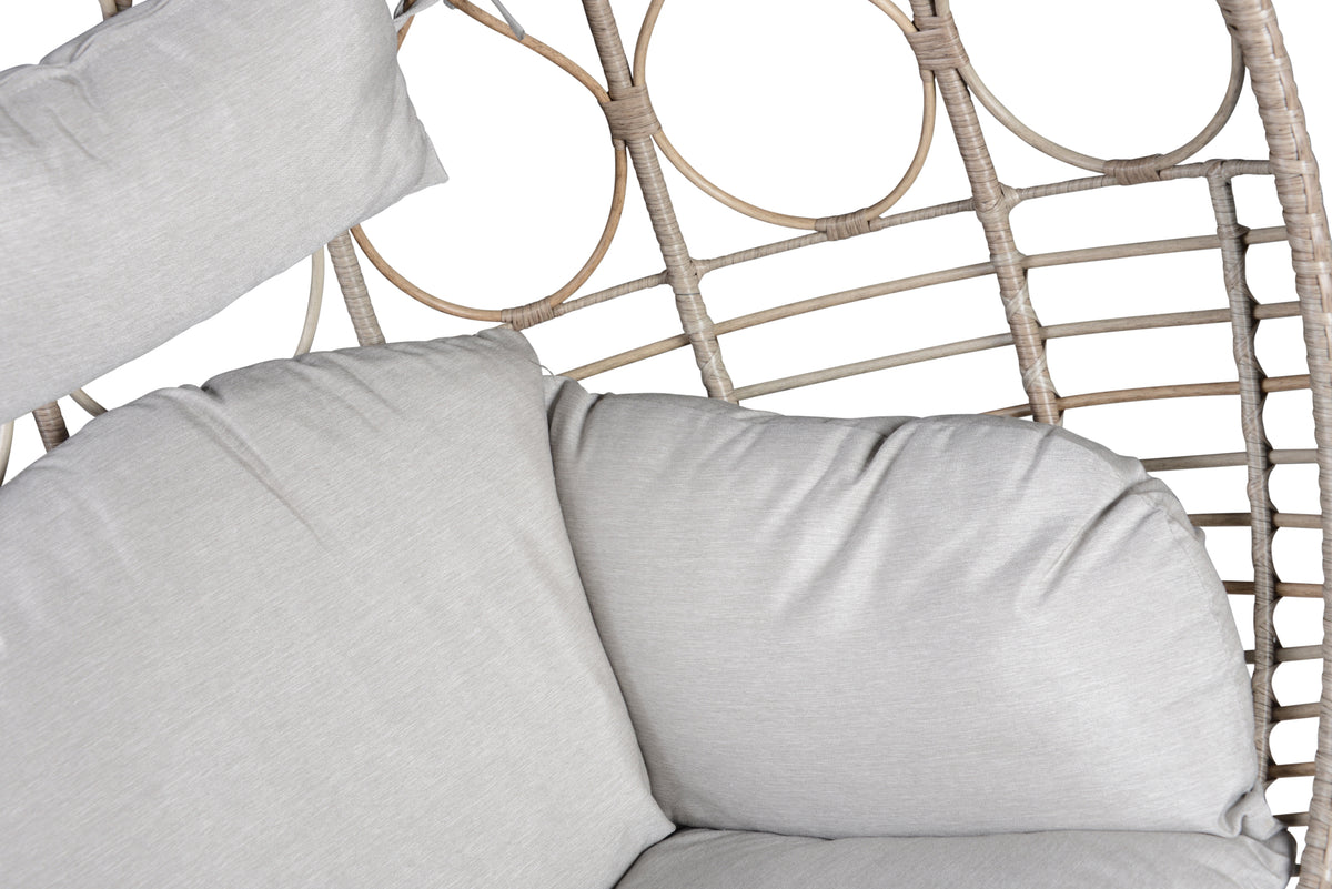 Lux Basket Chair White White Steel