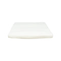 Nadine Chaise Lounge Cushion Cream Wood Waterproof Fabric