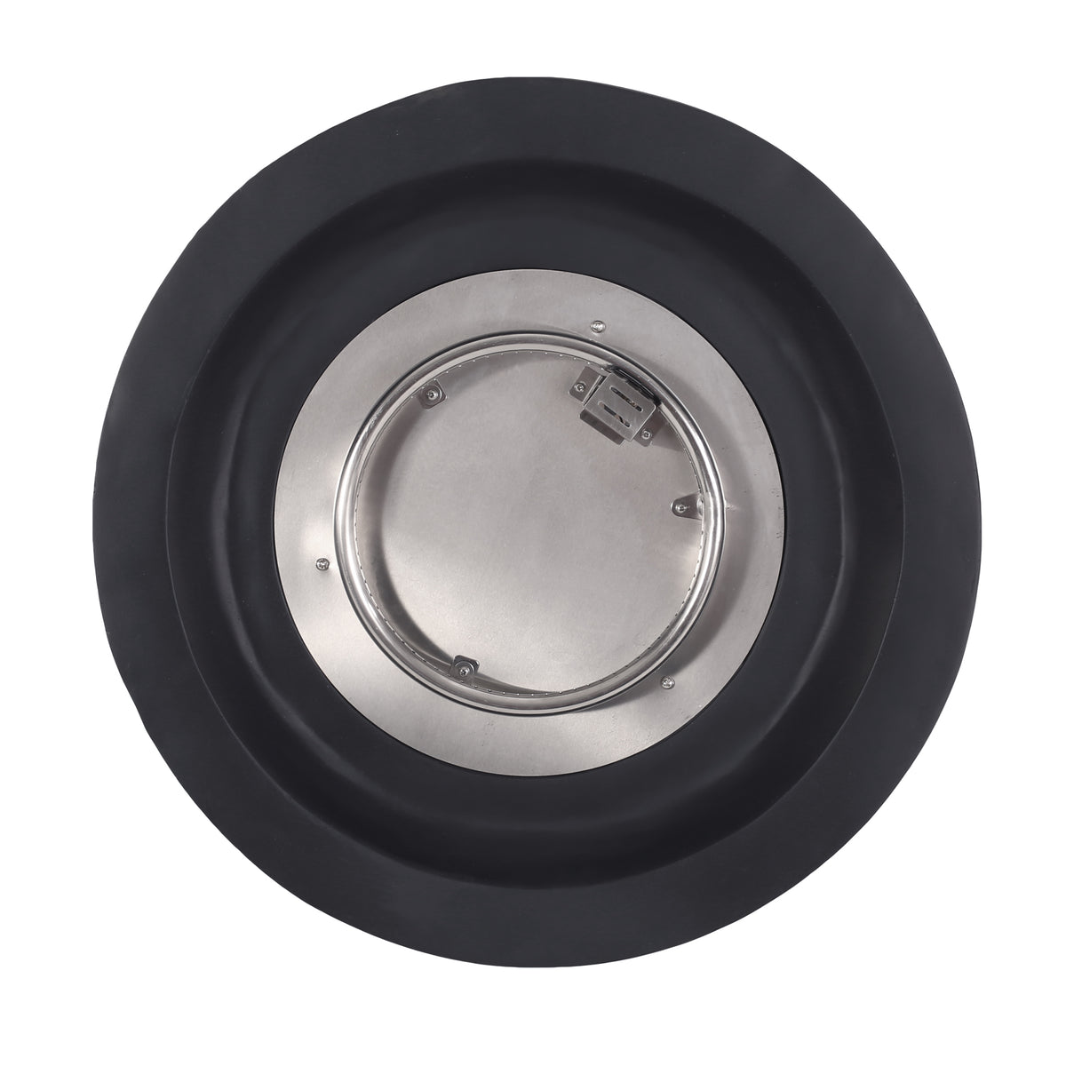 27" Bowl Shaped Mgo 40,000 Btu Propane Fire Pit, Dark Grey Tank Cover Not Included Dark Grey Magnesium Oxide