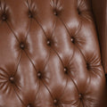 Rocking Chair Light Brown Pu