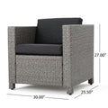 Puerta Club Chair Mp4 Black Polyester