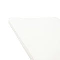 Nadine Chaise Lounge Cushion Cream Wood Waterproof Fabric