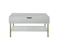 Whitman Lift Top Coffee Table White White Wood