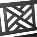 Alejandro Porch Swing Dark Grey Wood Metal