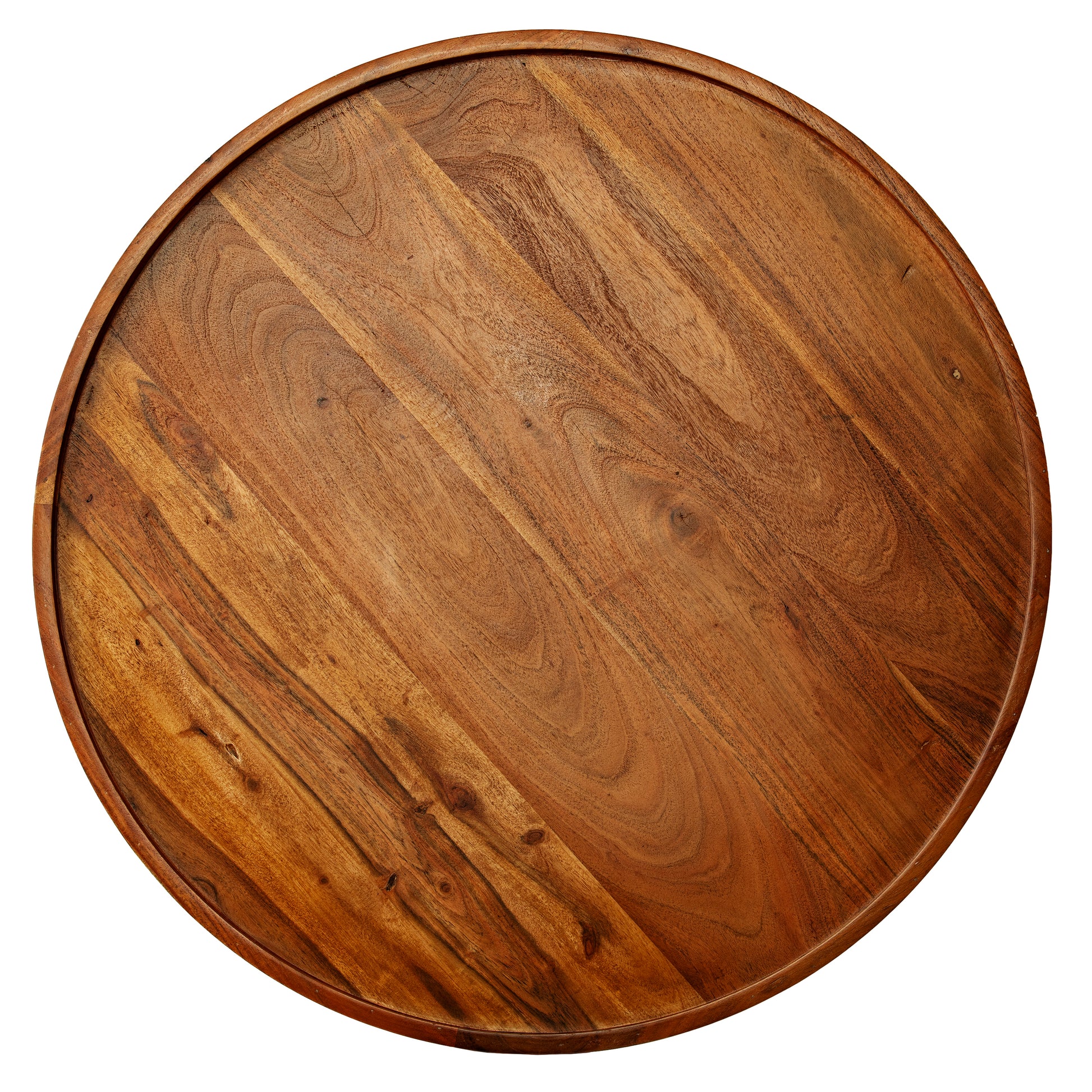 Marisdale Round Coffee Table Natural Iron