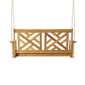 Alejandro Porch Swing Teak Wood Metal