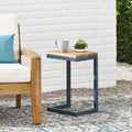Accent Table Small Black Wood