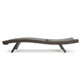 Salem Pe Wicker Chaise Lounge Mocha Rattan