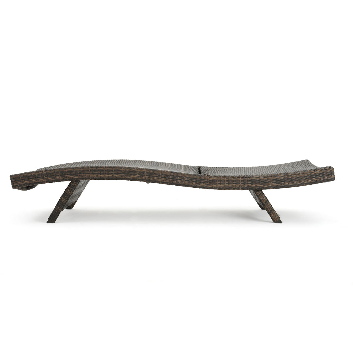 Salem Pe Wicker Chaise Lounge Mocha Rattan