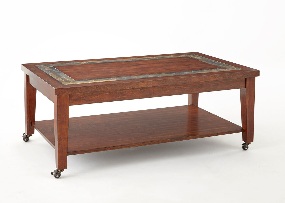 Davenport 3 Piece Table Set Brown Brown Wood