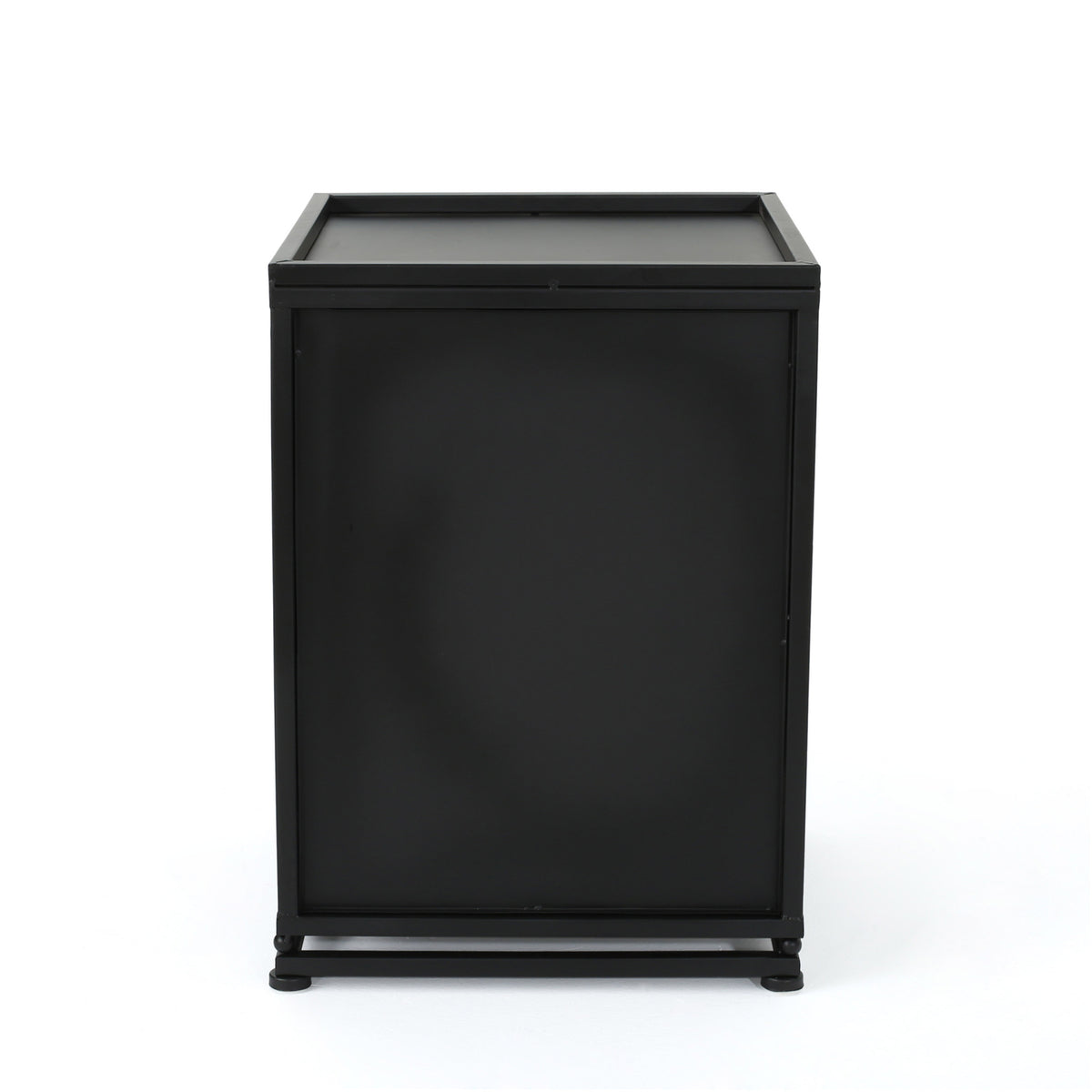 Metal Tank Holder Matte Black Iron