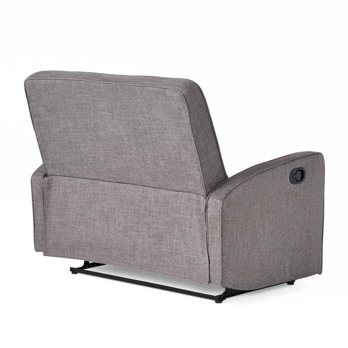 47" Wide Manual Standard Recliner Gray Fabric