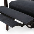 24.75'' Wide Wood Hand Manual Club Recliner Charcoal Fabric