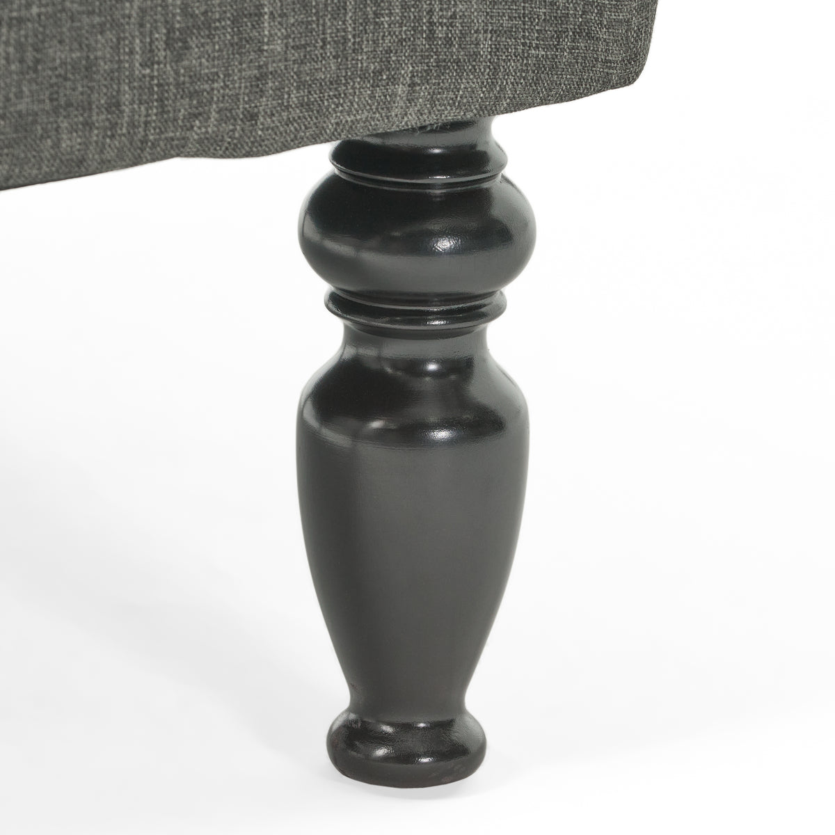 Club Chair Dark Gray Fabric