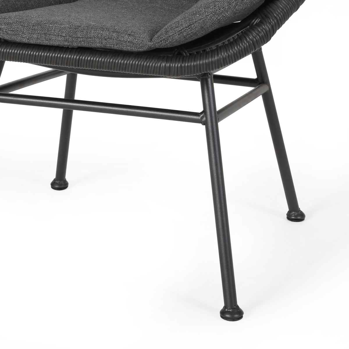La Habra Chair Grey Iron Plastic