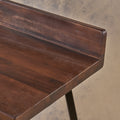 Jut Barstool Brown Acacia Wood