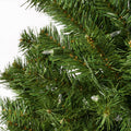 4.5' Hinged Tree With 200 Clear Lights Ul,Dia:32 Green Pvc