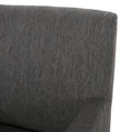 Arm Chair Charcoal Fabric