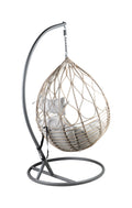 Lux Basket Chair White White Steel