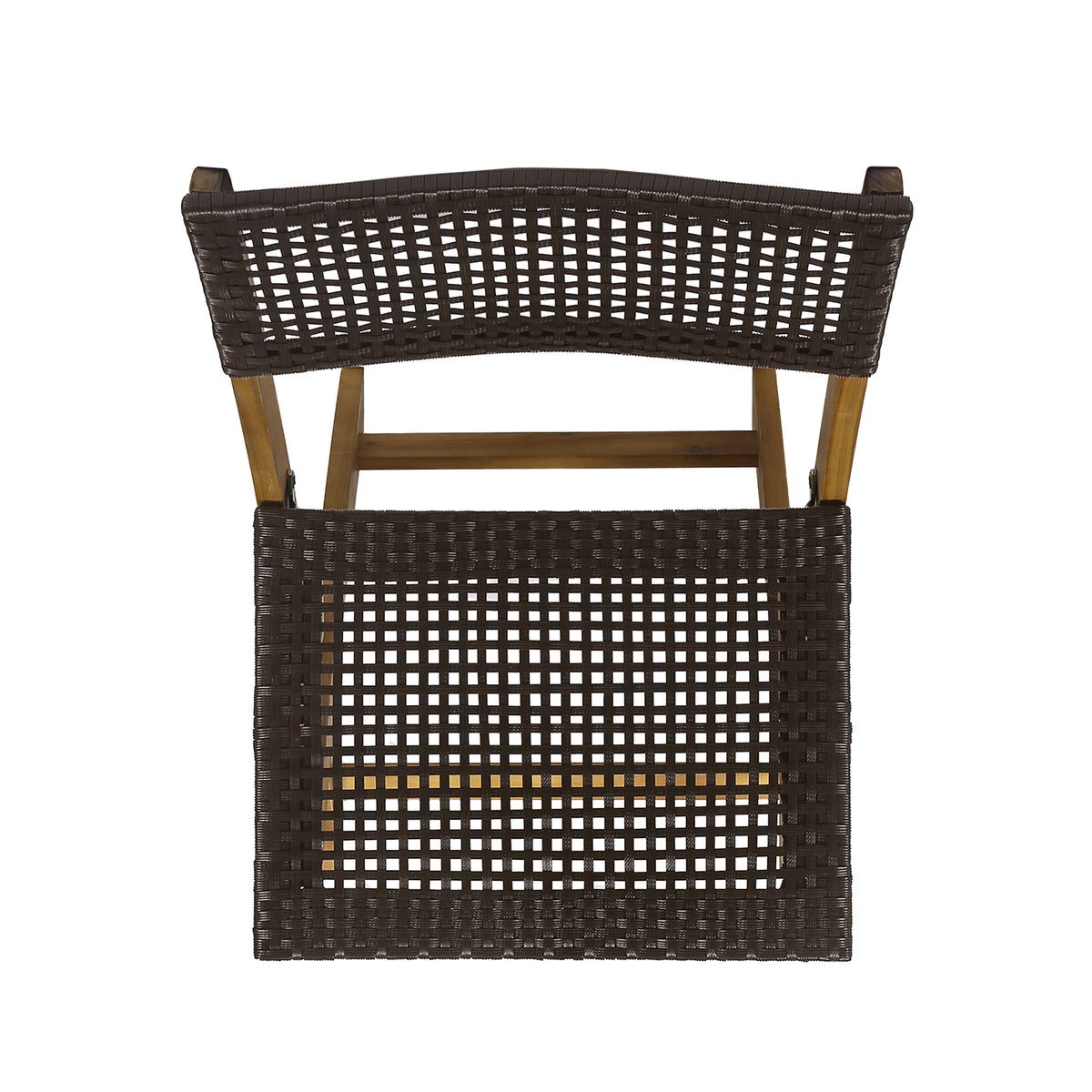 Hillside Bistro Chair,Set Of 2 Brown Wood