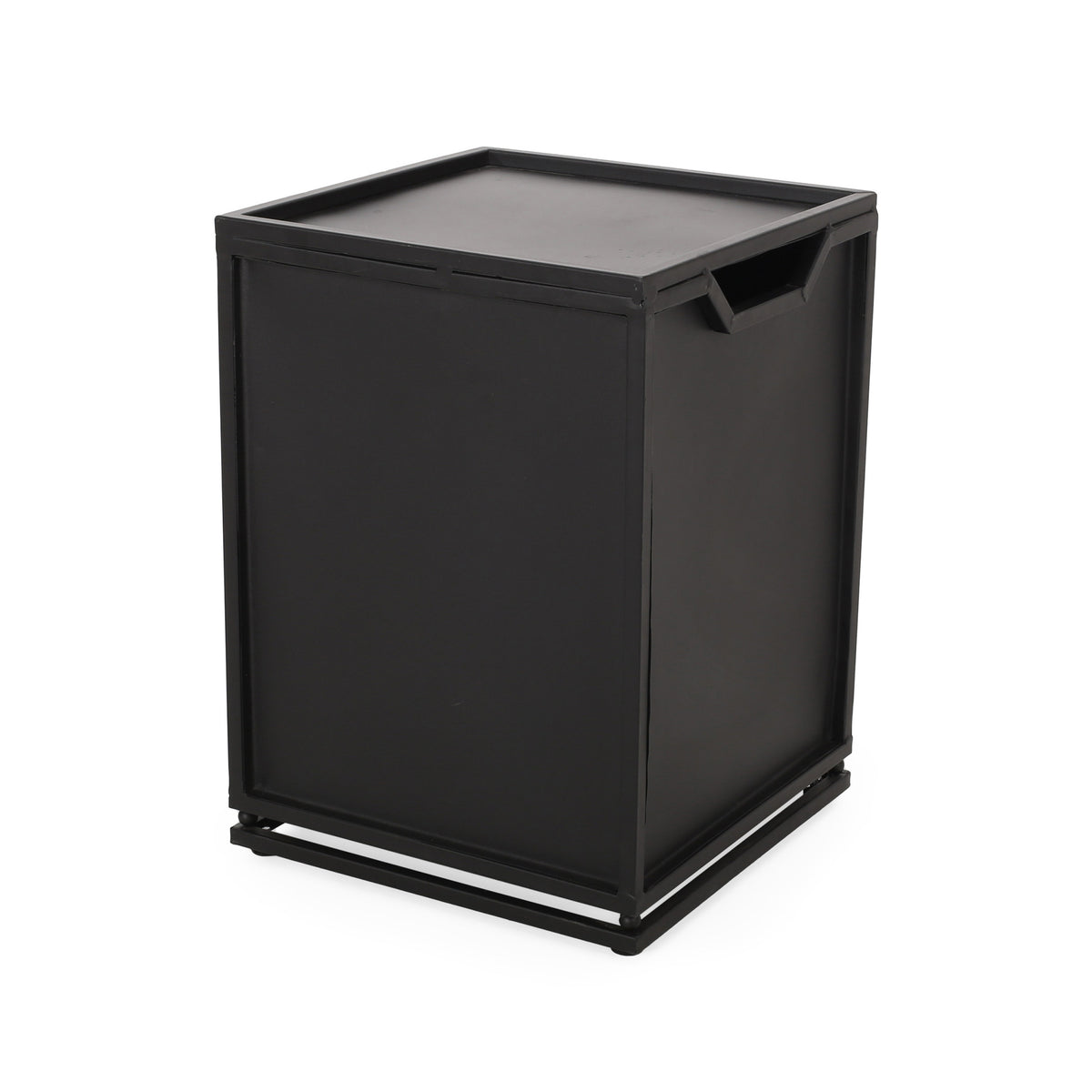 Metal Tank Holder Matte Black Iron
