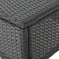 Cordoba Kd Wicker 4 Pc Chat Set Grey Pe Rattan Iron Waterproof Fabric