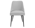 Colfax Side Chair Set Of 2 Stone Silver White Iron
