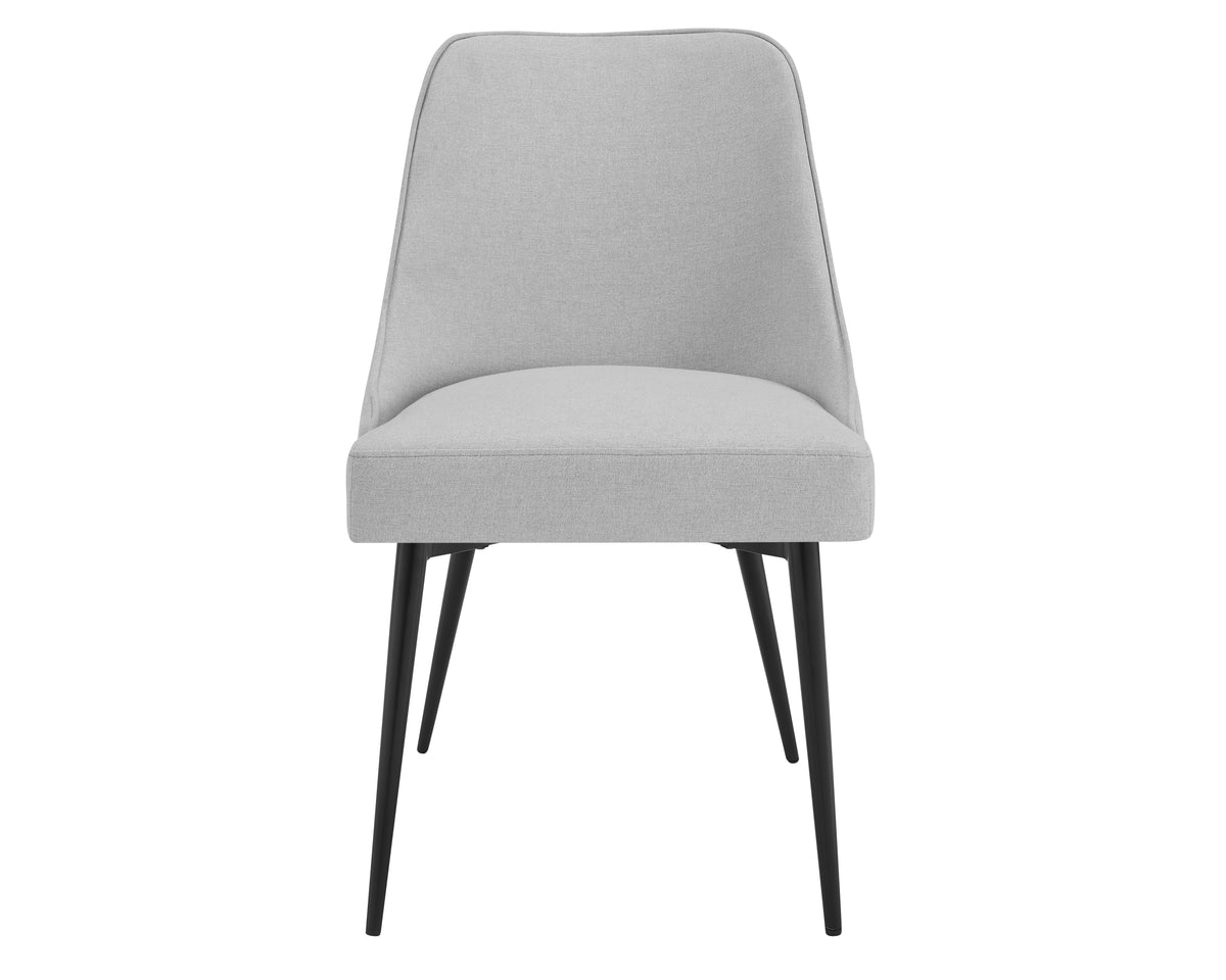 Colfax Side Chair Set Of 2 Stone Silver White Iron