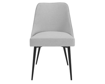 Colfax Side Chair Set Of 2 Stone Silver White Iron