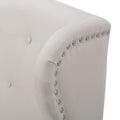 Kd Single Chair Beige Fabric