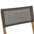 Hillside Bistro Chair,Set Of 2 Brown Wood