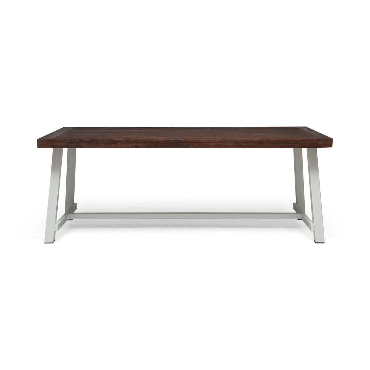 Carlisle 79 Dark Brown White Wood Metal