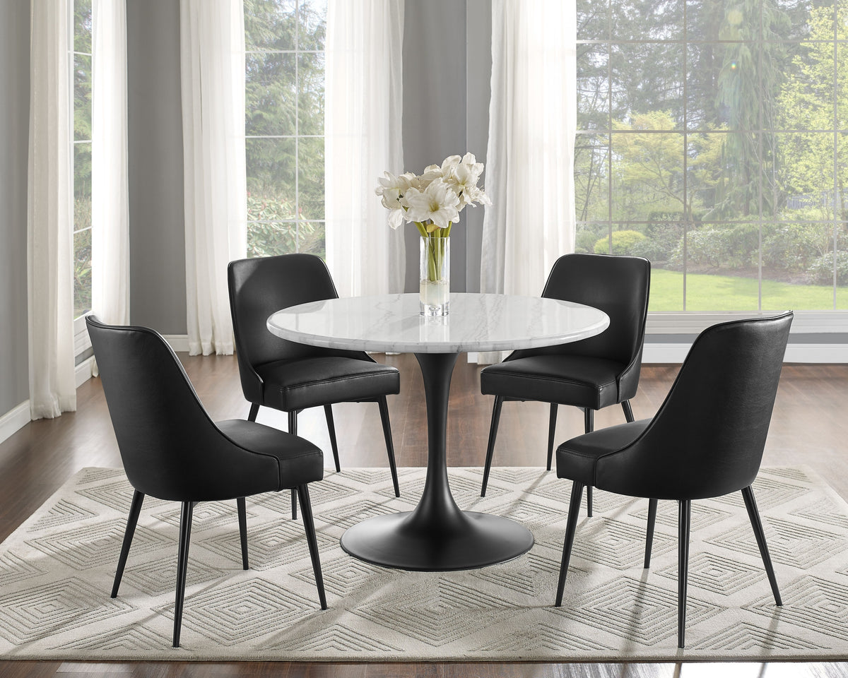 Colfax Side Chair Set Of 2 Black Black Iron