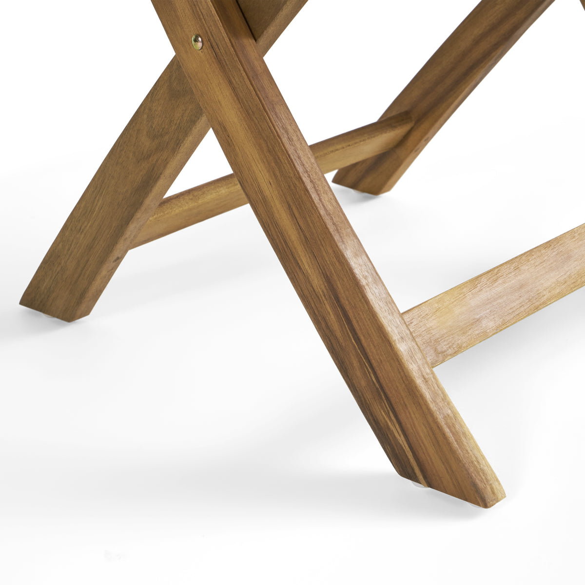 Hillside Bistro Chair,Set Of 2 Brown Wood