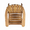 Malibu Adirondack Rocking Chair Natural Wood