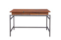 Tamra Desk With Drawers Brown Brown Wood