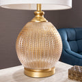 Villanda Table Lamp Gold Glass