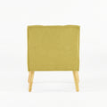 Arm Chair Yellow Fabric