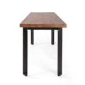 Outdoor Carlisle Benches, Black Country Brown Brown Wood