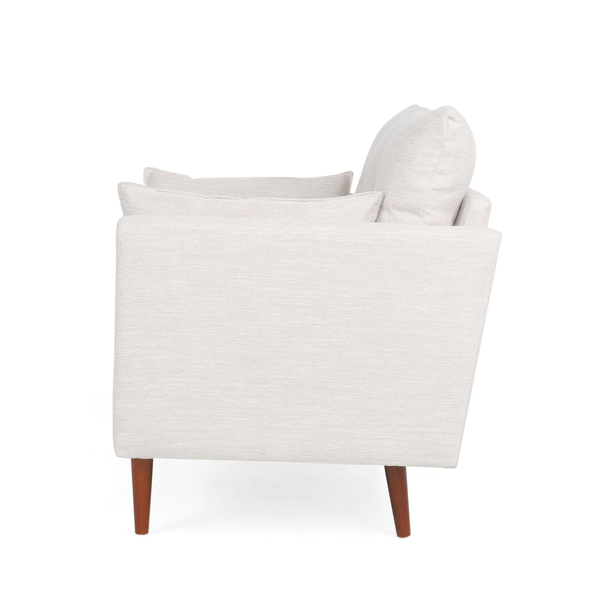 Club Chair Beige Fabric