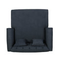 Seat Chaise Lounge Charcoal Fabric