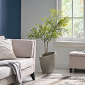120Cm Artificial Nandina Green Polyethylene