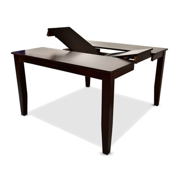 Crosspointe Counter Table Brown Brown Wood