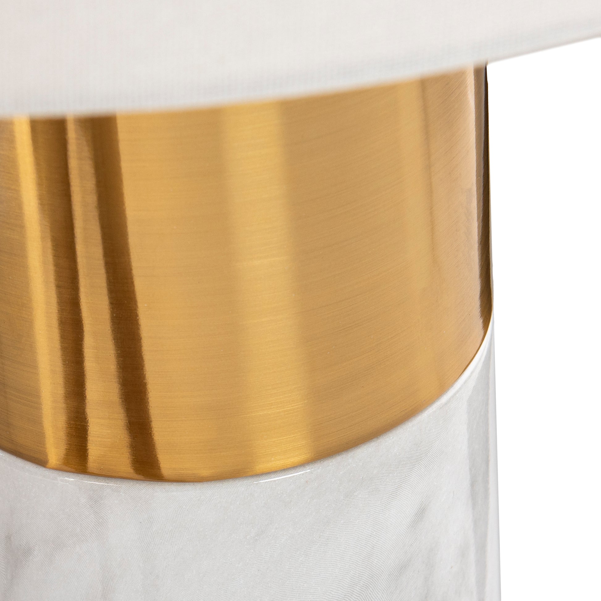 Milvy Table Lamp White Iron