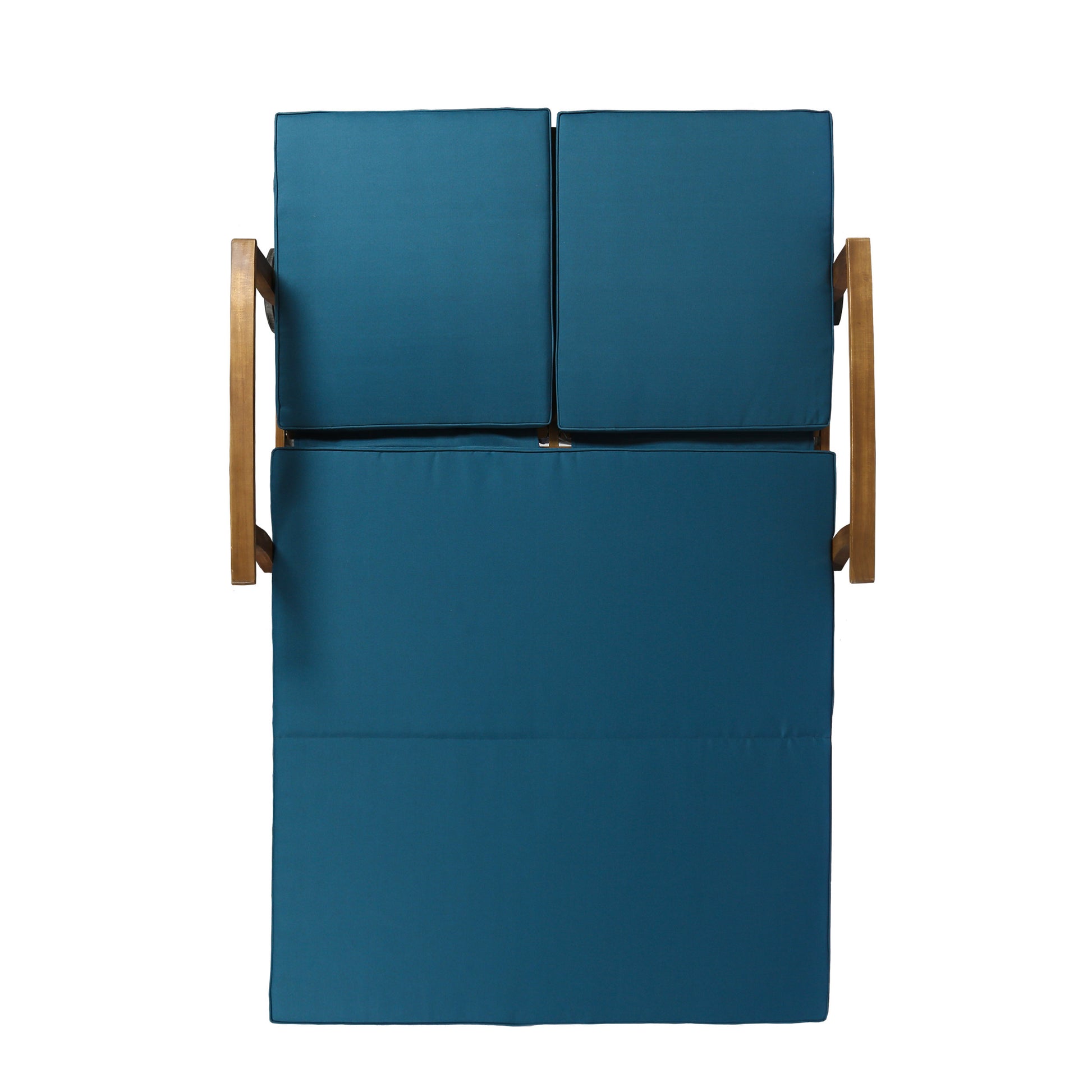 Perla Double Chaise Lounge Teak Acacia Wood