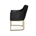 Club Chair Black Altay Velvet