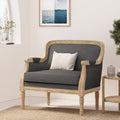 Club Chair Charcoal Fabric