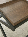Topeka Cocktail Table Brown Brown Wood